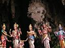 Hindu deities at the Caves.